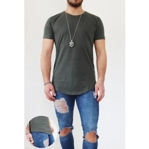 Erkek Long Fit Tişört - Long Tişört - Long Kesim Tişört - Oval Kesim Long Tişört - Uzun Kesim Erkek Tişört - Erkek Longline Tişört