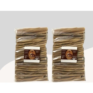 Köpekler Için 150li Naturel Burgu Çubuk 2 Paket (300 Adet)