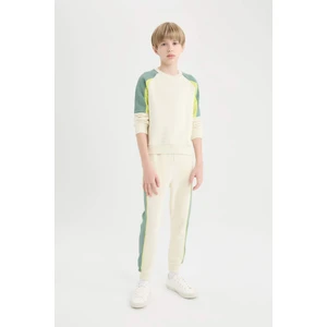 Erkek Çocuk 2'li Takım Bisiklet Yaka Sweatshirt Eşofman Altı D9865A825SP