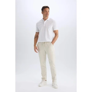 Jogger Pantolon Esnek Basic Düz Beli Bağcıklı Cepli Düz Paça C6022AX25SP