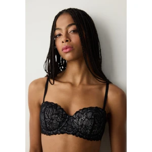 Bloom Lace Dantel Siyah Sütyen