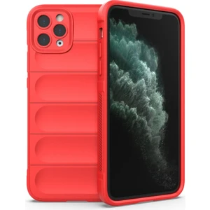 Apple iPhone 11 Pro Max Kılıf Elde Tutma Kolaylıkla Kaydırmaz Kenar Line Dizayn Optietnik Kapak