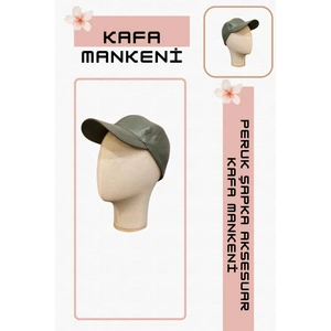 Manken İstanbul Erkek Kumaş Kafa Mankeni Peruk Mankeni Şapka ve Aksesuar Mankeni