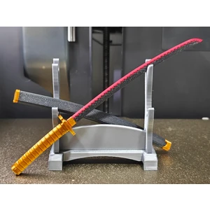 Demon Slayer Tsugikuni Yoriichi Katana ve Stand Seti