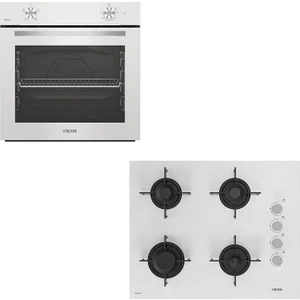 Ala 310 HW Fırın - Ala 159 DHW Ocak 2'li Beyaz Ankastre Set