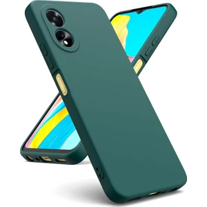 Oppo A38 / A18 Uyumlu Içi Kadife Kamera Korumalı Darbe Emici Elden Kaymaz Silikon Kılıf