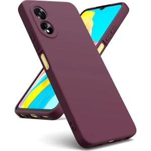 Oppo A38 / A18 Uyumlu Içi Kadife Kamera Korumalı Darbe Emici Elden Kaymaz Silikon Kılıf