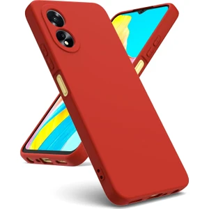 Oppo A38 / A18 Uyumlu Içi Kadife Kamera Korumalı Darbe Emici Elden Kaymaz Silikon Kılıf