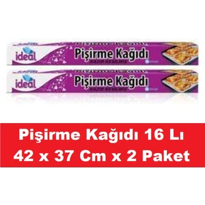 Pişirme Kağıdı Hazır Kesilmiş 16'lı 42 x 37 cm x 2 Paket