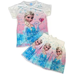 Frozen Etekli Kız Çocuk Takım Yazlık