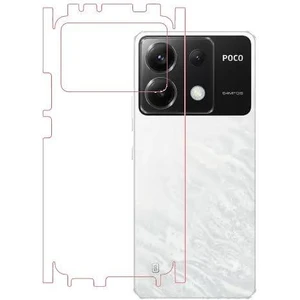 ECR MOBILE Poco X6 Pro ile Uyumlu Mat Tpu Arka Kaplama 360