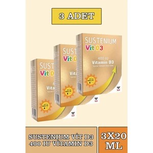 Vitamin D3 400 Iu Sprey 20 ml 3 Adet