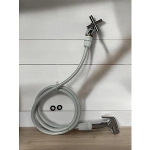 Nalbur Bakkal Taharetmatik Set Musluk Dahil Patlamaz Plastik Hortum Taharet Matik Wc Matik