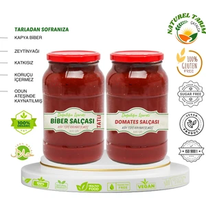 Naturel Köy  Domates+Biber Salçası 2 Li Paket
