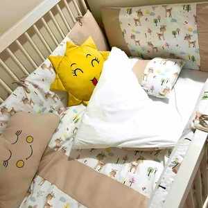 Kista Baby Park Yatak Bebek Uyku Seti Nevresim Takımı 70x110 Bambi Kahverengi
