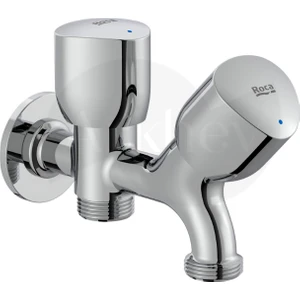 Brava 3/4 Çift Çıkışlı Aç-Kapa Bahçe Musluğu, Çamaşır-Bulaşık Makine Musluğu (Rozet Dahil) - A5A178EC00