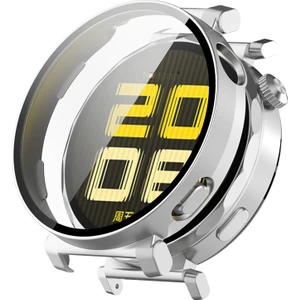 Novstrap Huawei Watch Gt5 41MM ile Uyumlu Ekran Koruyucu Cam ve Kasa Koruyucu Kılıf Sert Polikarbon