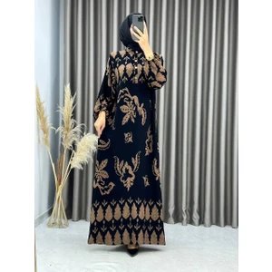 Zeynep Butik Kadın Tesettür Mevsimlik Viskon Elbise 1333