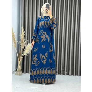 Zeynep Butik Kadın Tesettür Mevsimlik Viskon Elbise 1333