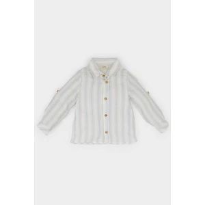 Erkek Bebek Çizgili Uzun Kollu Gömlek D9364A525SP