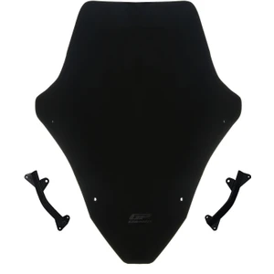 GP Kompozit Honda PCX 125 / 150 2021-2024 Uyumlu Spor Ön Cam Siyah 55 cm