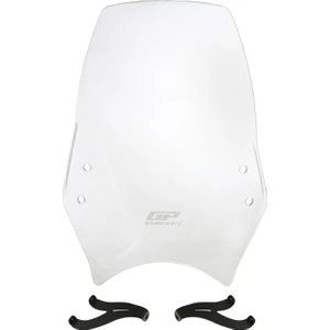 GP Kompozit Triumph Trident 660 2021-2024 Uyumlu Ön Cam Şeffaf 38 cm