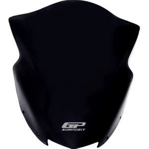 GP Kompozit Bajaj Dominar 250 / 400 2017-2024 Uyumlu Kısa Ön Cam Siyah 37 cm