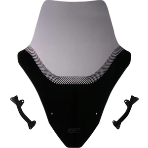 GP Kompozit Honda PCX 125 / 150 2021-2024 Uyumlu Spor Ön Cam Füme 55 cm