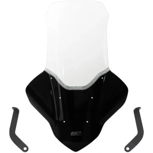 GP Kompozit Yamaha NMAX 125 / 155 2021-2024 Uyumlu Elcikli Uzun Tur Camı Şeffaf 82 cm