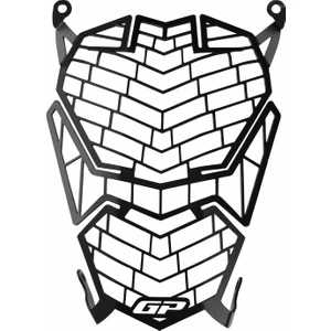 GP Kompozit CF Moto 250 NK 2023-2024 Uyumlu Far Koruma Siyah