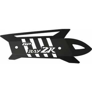 GP Kompozit Yamaha RayZR 2024 Uyumlu Egzoz Koruma Kapağı Siyah