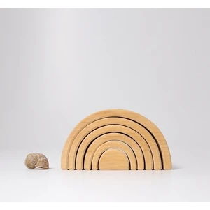 Waldorf 6 Lı Gökkuşağı Blokları Naturel