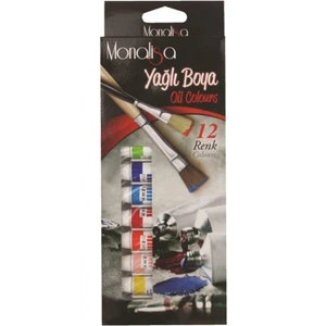 Mona Lisa Yağlı Boya Seti 12 Renk 12 ML 72512
