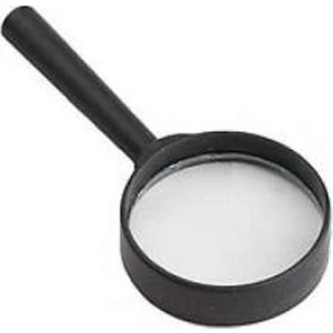 Plastik Büyüteç 75 mm Dayanıklı Çerçeve ile Kullanım Kolaylığı 1 Adet Siyah Renk