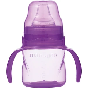 Kulplu Akıtmaz Alıştırma Bardağı, Anti-kolik, Mor 160 ml, 6 Ay+                             