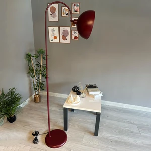 Vişne Çürüğü Lambader Hareketli Başlık Modern Dekoratif Metal Oturma Odası Çalışma Odası Lambası