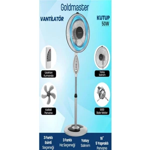 Goldmaster Kutup Ayaklı Vantilatör Gm 7922