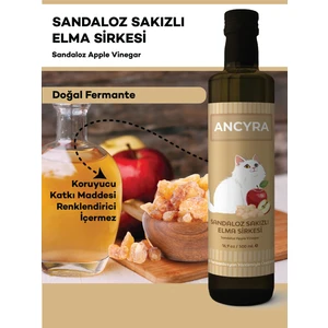 Sandaloz Sakızlı Elma Sirkesi Doğal Fermante 500 ml