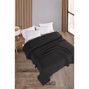 Pamuklu Maya Antrasit Çok Amaçlı Örtü Çift Kişilik - 200 x 230  cm