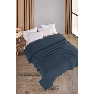 Pamuklu Maya Indigo Çok Amaçlı Örtü Çift Kişilik - 200X230 cm