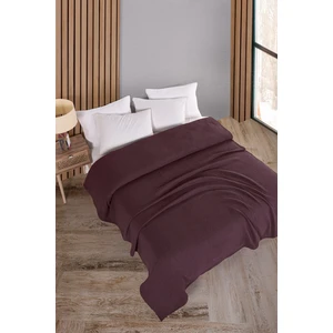 Pamuklu Maya Koyu Bordo Çok Amaçlı Örtü Çift Kişilik - 200 x 230  cm