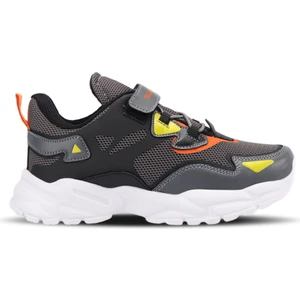 KAJAL I Erkek Çocuk Sneaker Koşu & Yürüyüş Ayakkabısı Koyu Gri
