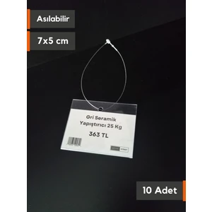 Şeffaf Etiket Pvc Etiketlik Asılabilir Kapalı Etiketlik Ipli Etiket Kılçıklı Kart Koruyucu Isimlik Pvc Kart Cebi Ürün Fiyat Etiketi