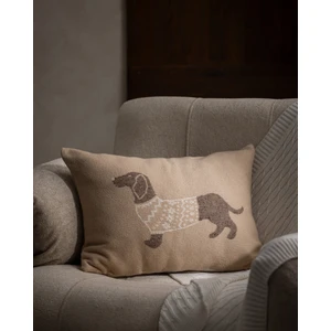 Liseré Kırlent Kılıfı - Bej/kahve - 35X50 cm