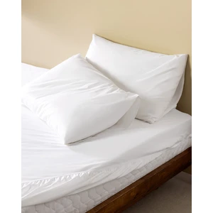 Madame Coco Manon King Size %100 Pamuk Ranforce Lastikli Çarşaf Takımı - Beyaz