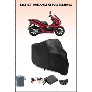 Honda PCX125 Uyumlu Siyah Motorsiklet Branda, Motor Örtüsü