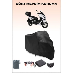 Kuba Chia 125 Uyumlu Siyah Motorsiklet Branda, Motor Örtüsü