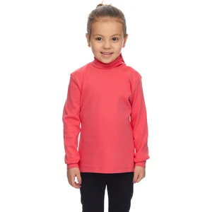 Nar Çiçeği Basic Kız Çocuk Çıtçıtlı Tam Balıkçı Yaka Şardonlu Kışlık Uzun Kollu Tişört