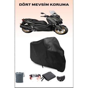 Yamaha X-Max 250 Tech Max Uyumlu Siyah Motorsiklet Branda, Motor Örtüsü