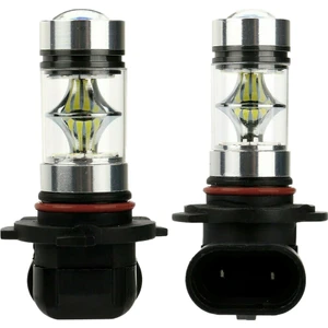 2x 6000K Süper Beyaz H10 9045 9145 9140 100W 1200LM LED Sis Ampul Projektör Sürüş Drl (Yurt Dışından)